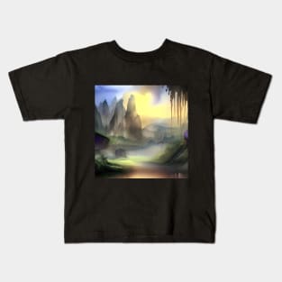 Watercolor Wonderland Kids T-Shirt